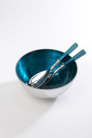 Our recycled Aluminium Salad Bowl is susatinable and made by Artisans
