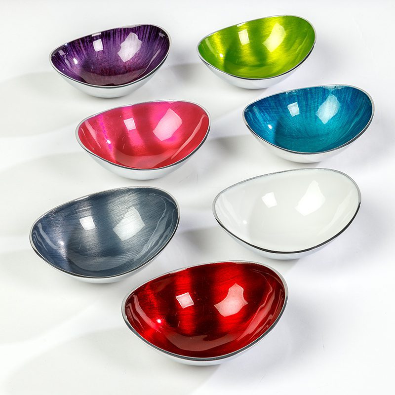 Recycled snack bowls oval are perfect for parties & entertaining
