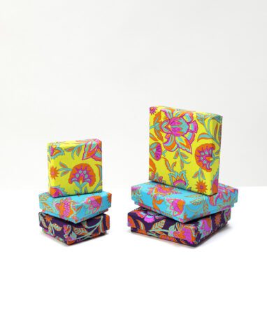 Jewellery Gift Box floral twist is handmade, vibrant and it is Eco friendly too