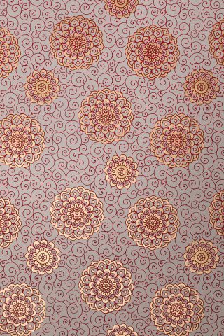 Wrapping paper Red Rangoli print is eco friendly sustainable & luxurious