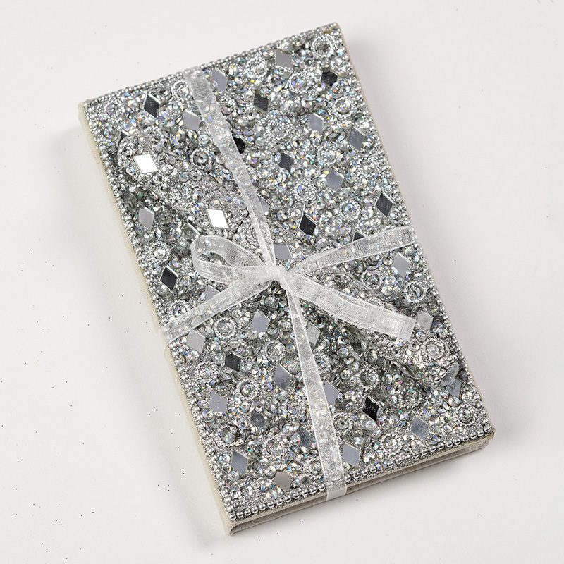 silver mosaic notebook set large