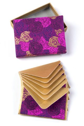 Note card crimson roses is beautiful, full of vibrant colours and eco friendly.