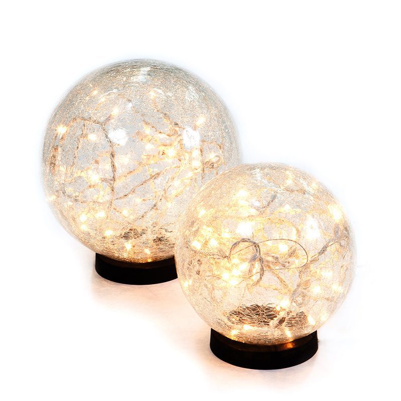 Illuminated Balls Mosaic Glass