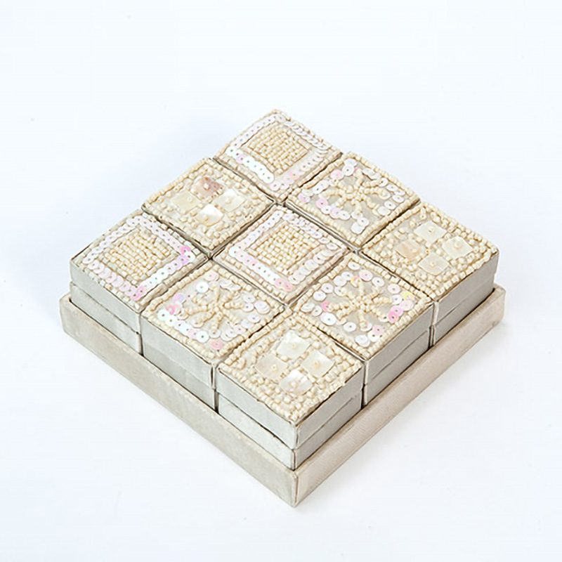 Mini Trinket Boxes Ivory