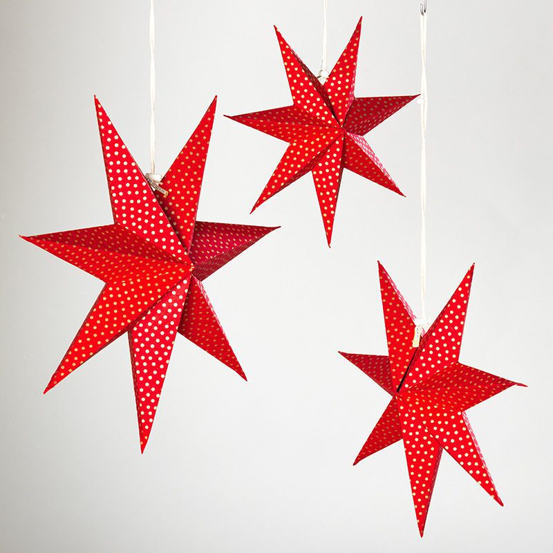 Folding Paper Stars are creative and promote sustainability.