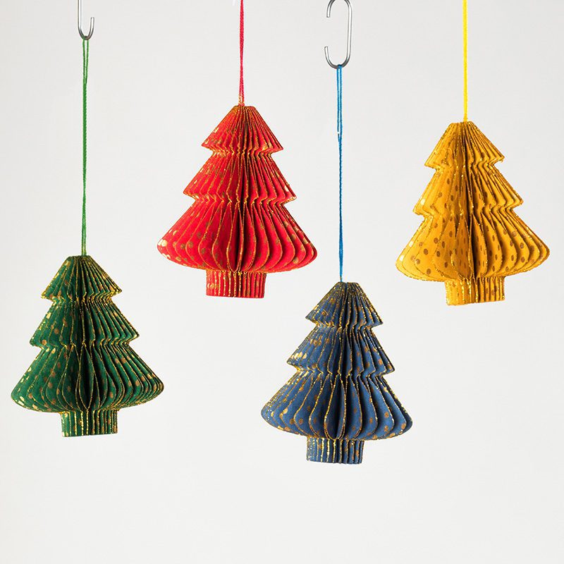 Luxury Tree honeycomb decorations are handmade and sumptuous
