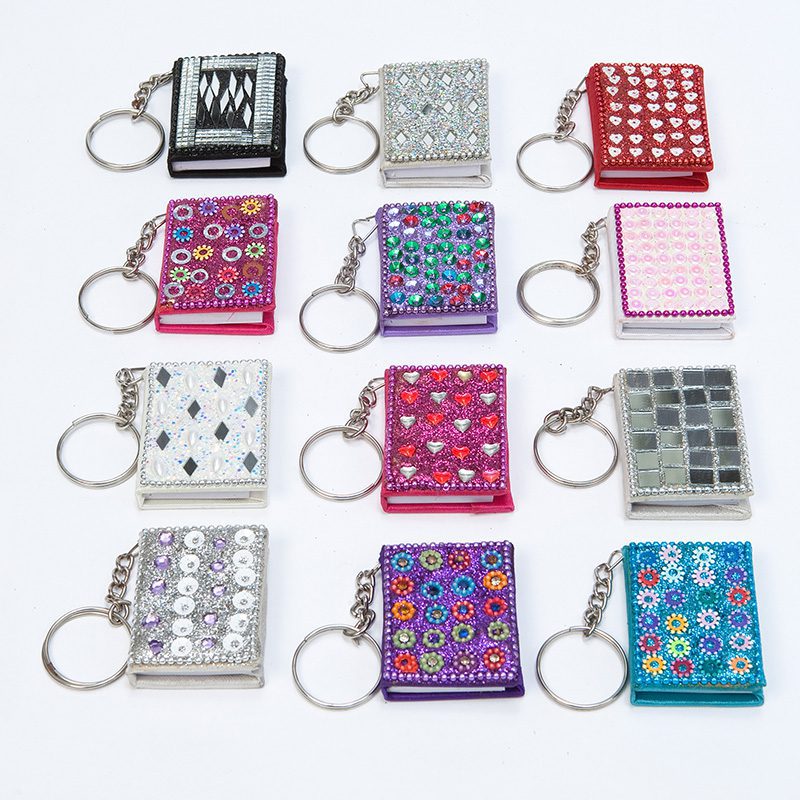 Our sparkly and colourful keyrings paired with miniature notebooks merge functionality with flair.